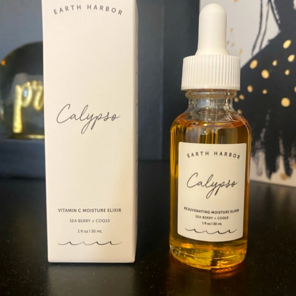 NEW Earth Harbor Calypso Vitamin C Moisture Elixir Sea Berry + COQ10